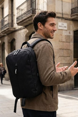 Sac à dos à sangle unique en 300D polyester recyclé et 600D polyester recyclé, avec doublure en polyester recyclé 210D - Egotier 92191