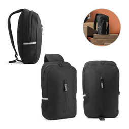 hi!dea 92191 - Rucksack mit einem Schultergurt aus 300D recyceltem Polyester und 600D recyceltem Polyester, mit 210D-Futter aus recyceltem Polyester