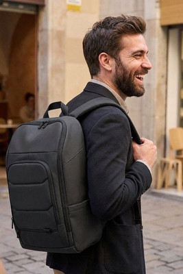 Sac à dos pour ordinateur portable en polyester recyclé 600D haute densité 16" - Egotier 92193