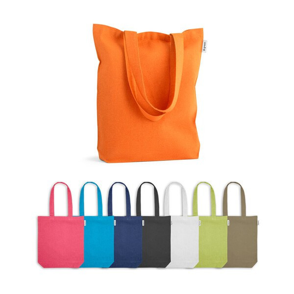 Cotton (50%), recycled cotton (30%) and polyester (20% rPET) bag (220 g/ m²) - Egotier 92326