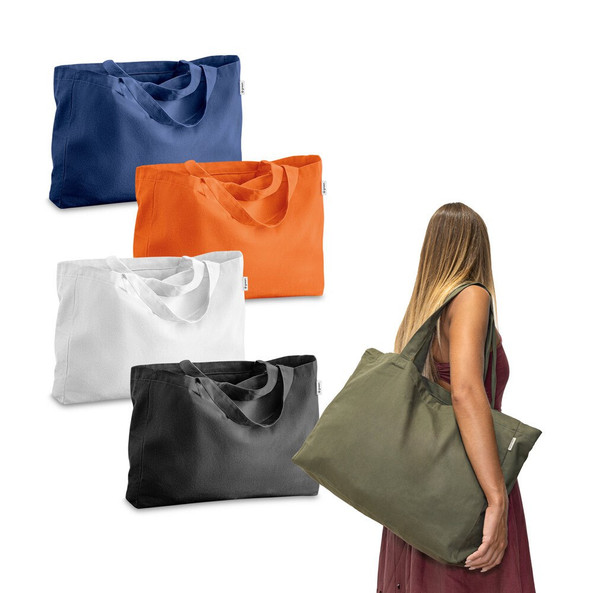 hi!dea 92327 - Cotton (50%), recycled cotton (30%) and polyester (20% rPET) bag (280 g/m²)
