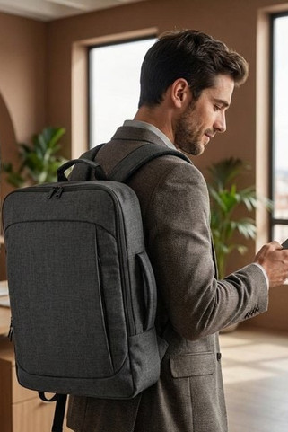 156" 2 in 1 Laptop backpack in 600D - Egotier 92329