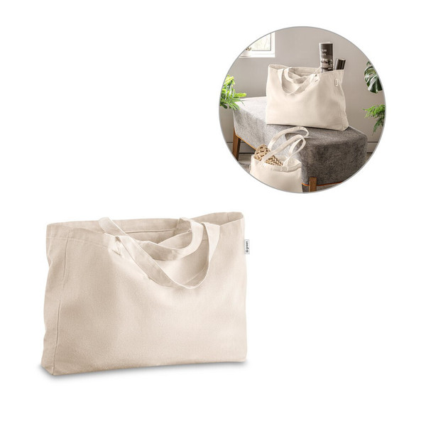 hi!dea 92330 - Cotton (50%), recycled cotton (30%) and polyester (20% rPET) bag (280 g/ m²)