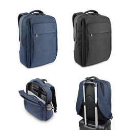 hi!dea 92377 - 15.6" Fully padded laptop backpack in 300D recycled high-density polyester and 210D recycled polyester lining