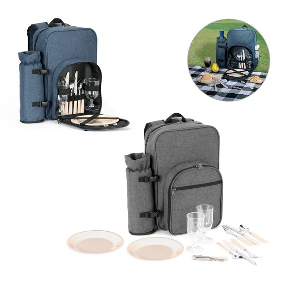 hi!dea 92385 - 600D High Density Recycled Polyester Picnic Cooler Backpack