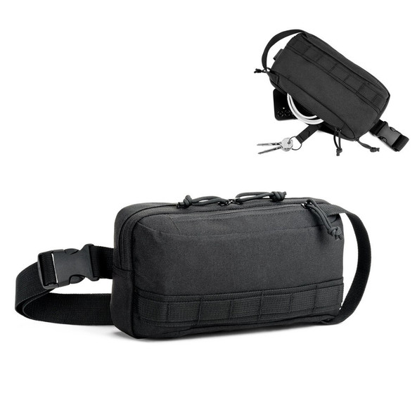 hi!dea 92388 - Waist bag in high-density 600D recycled polyester and 210D recycled polyester lining