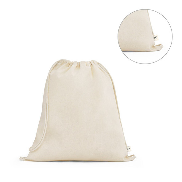 hi!dea 92527 - 100% organic cotton drawstring bag (140 g/m²)