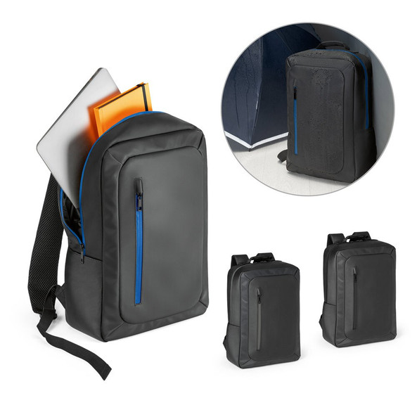 hi!dea 92637 - Wasserdichter Laptop-Rucksack 15.6'' aus 600D-Polyester