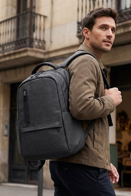 17" Waterproof 2 Tone Nylon laptop backpack - Egotier 92675