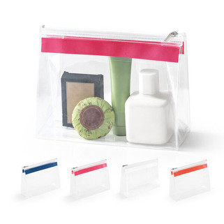 Genomskinlig. EVA-necessär med dragkedja - Egotier 92737