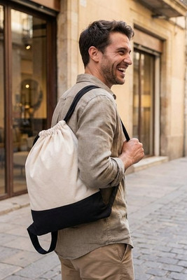 Sac type sac-à-dos 100% coton (180 g/m²) - Egotier 92913