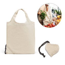 hi!dea 92922 - 100% cotton foldable bag (100 g/m²)