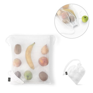 Foldable bag made of mesh and 190T recycled polyester (100% rPET) - Egotier 92934