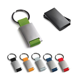 hi!dea 93077 - Metal and webbing keyring