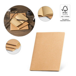hi!dea 93272 - Notizbuch A4 mit Hardcover aus Karton (250 g/m²) und unbedruckte Seiten