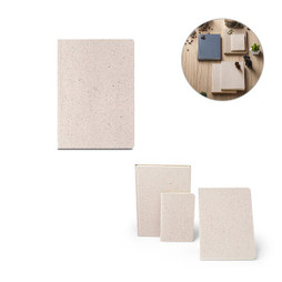hi!dea 93288 - A5 notepad with semi-rigid cover made from organic elephant matter (80%)