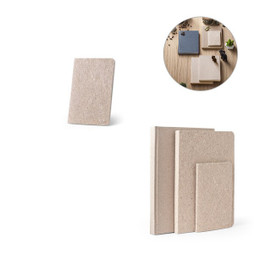 hi!dea 93293 - A6 notepad with flexible cover made from tea leafs waste (65%)