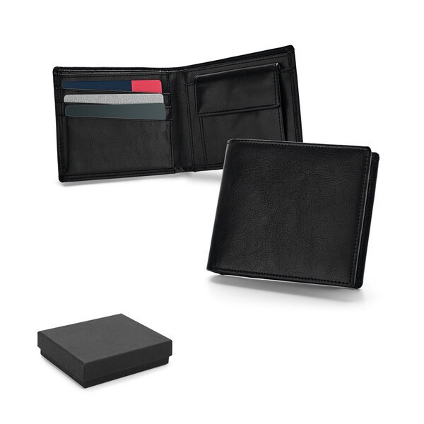 Porte-cartes en cuir avec blocage RFID - Egotier 93317