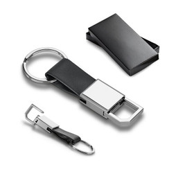hi!dea 93363 - Metal and PU keyring with hook