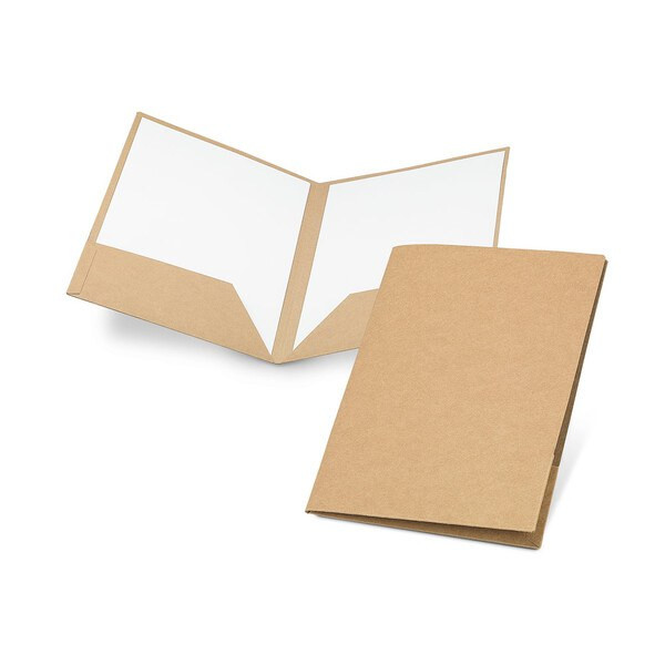 A4 100% recicled paper document folder (400 g/m²) - Egotier 93463