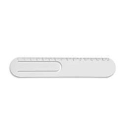 hi!dea 93565 - 15 cm PP Ruler with clip