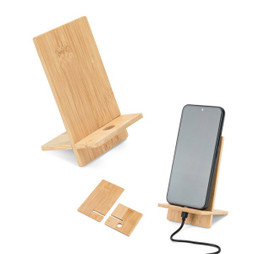 hi!dea 93639 - Bamboo mobile phone holder, detachable into two parts