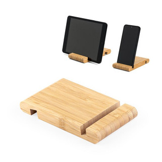 Bamboo mobile phone holder - Egotier 93640