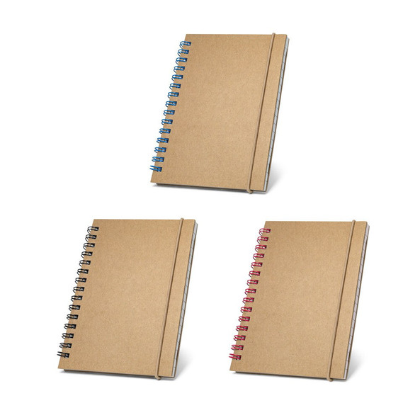 hi!dea 93707 - Spiral pocket sized notepad with lined pages