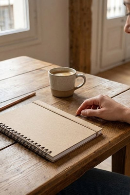 Spiral pocket sized notepad with lined pages - Egotier 93707