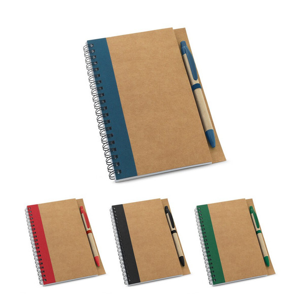hi!dea 93715 - B6 spiral-bound notepad with plain