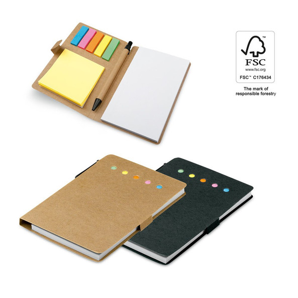 hi!dea 93791 - Coloured sticky notepad with 6 sets