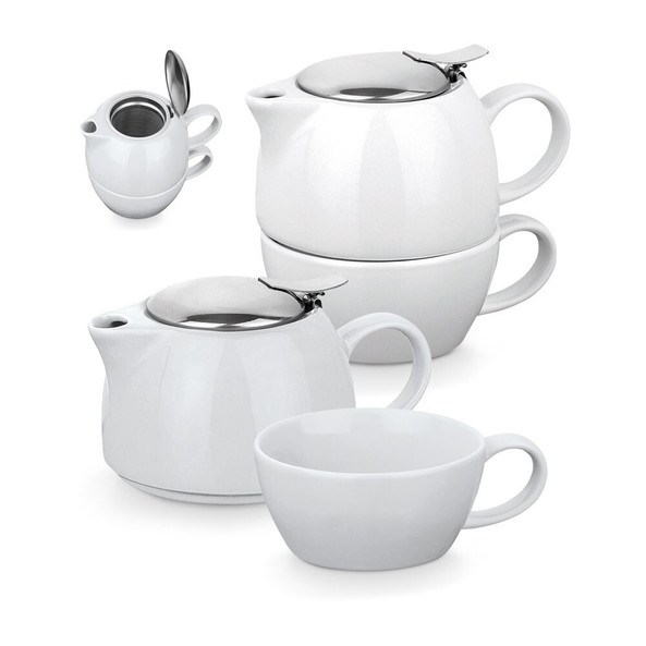 hi!dea 93805 - Porcelain tea set 2 in 1