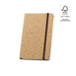 hi!dea 93808 - Pocket cork notebook with plain pages, in FSC™ certified material and other controlled materials