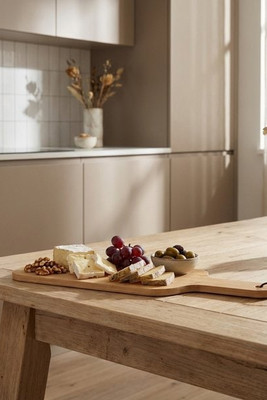 Bamboo tray ideal for serving snacks - Egotier 93831