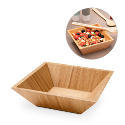 hi!dea 93968 - Square bamboo salad bowl