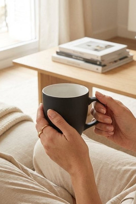 Becher aus Hydroglasur-Porzellan mit 450 ml Fassungsvermögen - Egotier 94045