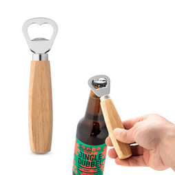 hi!dea 94134 - Bottle opener in metal and wood