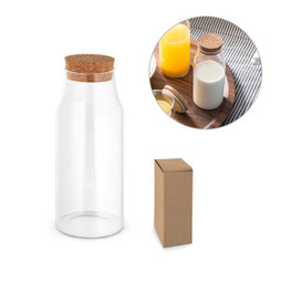 hi!dea 94235 - Lasipullo korkkikannella 800 ml