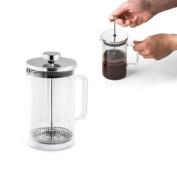 hi!dea 94237 - Coffee maker in borosilicate glass and stainless steel 600 mL