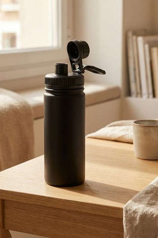 Bottle in 90% recycled stainless steel 570 mL - Egotier 94272