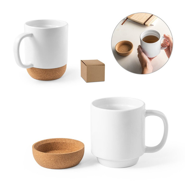 hi!dea 94275 - Keramikbecher mit Sublimationsbeschichtung 390 ml
