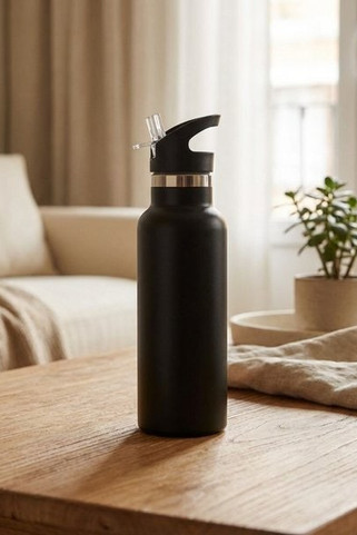 Stainless steel bottle with PP cap 570 mL - Egotier 94316