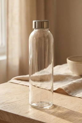 Bouteille en verre 500mL avec bouchon en acier inox à sublimation - Egotier 94317