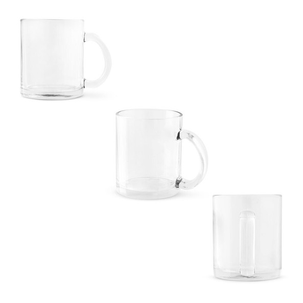 hi!dea 94318 - Glass mug suitable for sublimation 350 mL