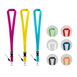 hi!dea 94401 - Polyester lanyard with metal carabiner