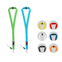 hi!dea 94402 - Polyester lanyard with metal carabiner