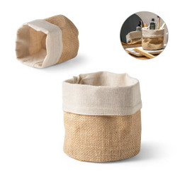 hi!dea 94574 - SSaco multiusos em juta (260g/m²) e algodão (120g/m²)