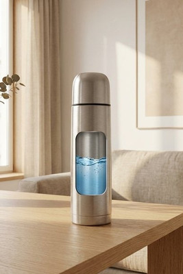 Stainless steel thermos and mugs set - Egotier 94609