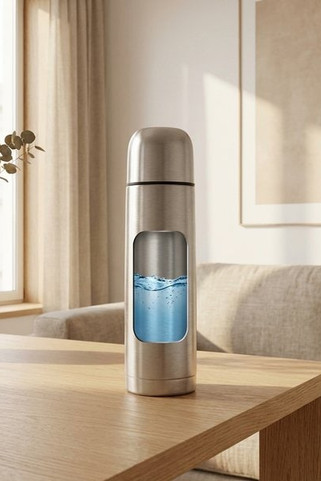 Ensemble thermos et mug en acier inoxydable - Egotier 94609