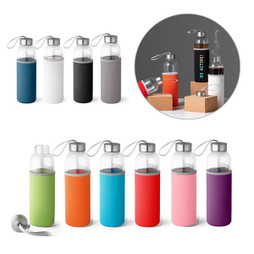 hi!dea 94646 - Glass and stainless steel Sport bottle 520 mL